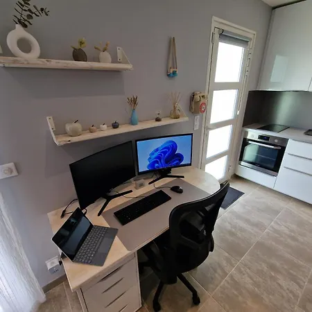 Au Douni - Jacuzzi, Jardin, Parking Couvert Et Bureau Equipe